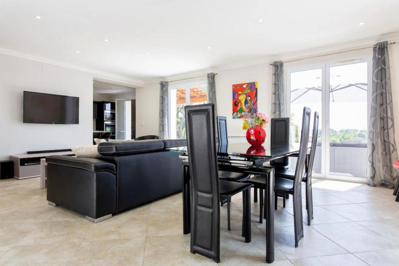 Cote D'Azur, Villa New Gold Dream With Heated And Privat Pool, Sea View ル・ルレ エクステリア 写真
